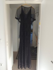 Abendkleid Frauen Schwarz / Transparent - Größe S - CHARM´S Paris