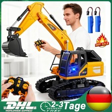 RC ferngesteuerter Bagger 2.4GHz, Metallbauteile Schaufelbagger Baufahrzeug