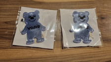 2 Reflektor / Reflektoren für Kinder * Motiv Bär blau * Neu * Adventskalender /