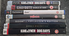 WOLFENSTEIN / CALL OF DUTY / DOOM / etc. - Spiele x7 - PC x4 / PS3 x2 / PS2 x1
