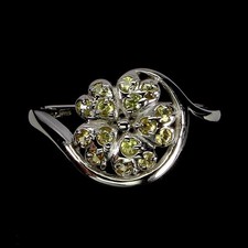 925 Sterlingsilber Ring Saphir