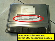 Einspritzsteuergerät BMW E39 520i touring 7500255 Sofortversand