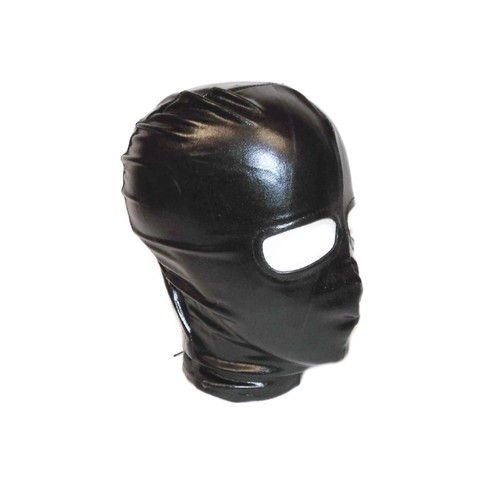 Black hood showing eyes one - black, (one