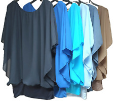 Oversize Tunika Bluse Chiffon