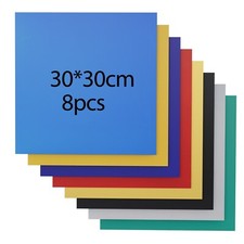 8 Stück 3mm Buntes Sperrholz