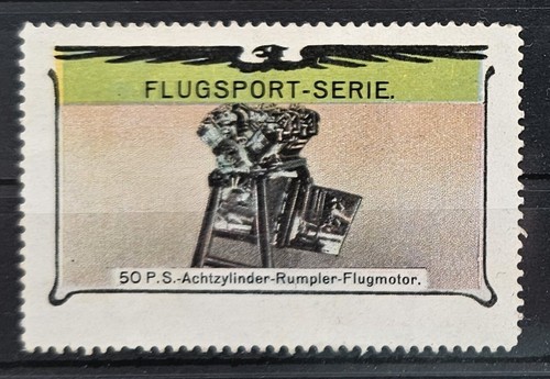 Werbemarke flugsport serie - werbemarke, "flugsport-serie"