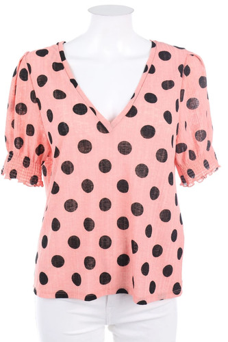 Zara kurzarm bluse punkte - zara, kurzarm-bluse