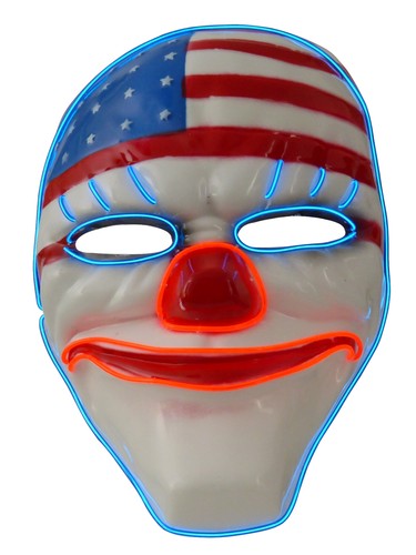 Halloween party leuchtmaske - halloween, party-leuchtmaske
