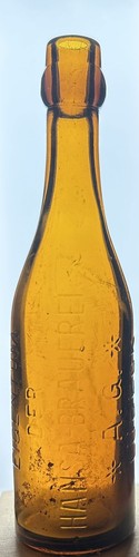 Alte bierflasche hansa - l,