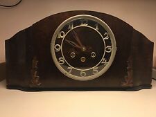 Kamin / Büfett / Sims Uhr Antik Alt Rare Neues Hermle Bim Bam Schlag Werk 