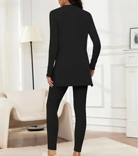 Hausanzug Schwarz XL  Leggings