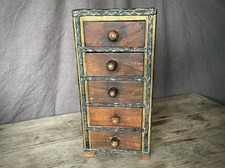 Schmuckkästchen Holz Bali Vintage Hippie Boho Pirat Kommode Schmuckdose Schrank