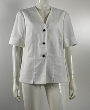 Damen Blazer Kurzarm Weiß