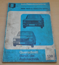 BMW 1600-2 1600-2 TI 2002 Motor Getriebe Kupplung Buch Reparaturanleitung B138