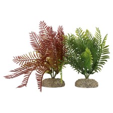 Aqua Della Wasserfarn 17,5 cm Kunstpflanze für Aquarien/Terrarien Deko