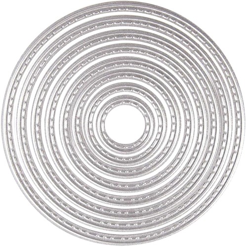 8pcs metall kreise - metall,