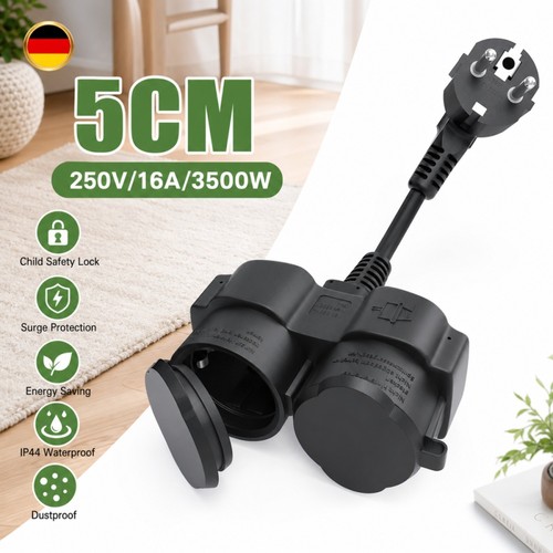 Doppelstecker fach - doppelstecker, 2-fach