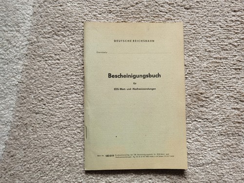 Bescheinigungsbuch für