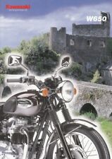 P + KAWASAKI W 650+ Prospekt flyer + 1 Blatt / 2 Seiten + aus 01/2005