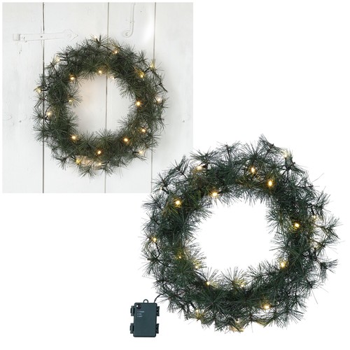 Outdoor led tannen kranz mit - tannen-kranz,