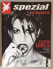 Ellen von Unwerth signiert Stern Fotografie Unterschrift Signatur Autogramm