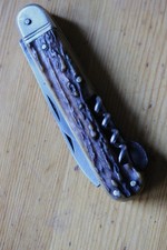 Messer mit Hirschhornschalen