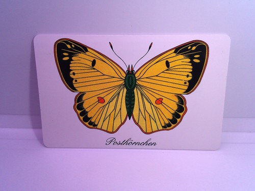 Telefonkarte schmetterling - -,
