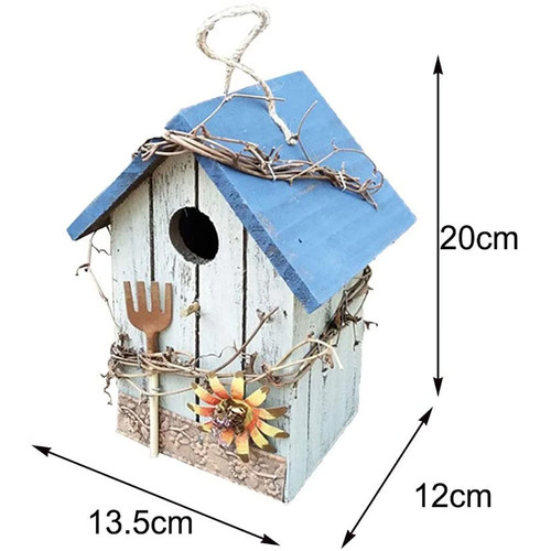 Holz vogelhaus handbemalt - vogelhaus,