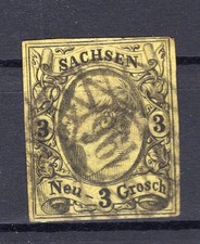 Saxony Number Stamp 196 Mylau