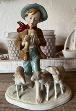 Schäfer Hirte mit Schaf