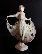 Art Deco Tänzerin, deutsch, Volkstedt, Thüringen 1915 - 1936, Entwerfermonogramm