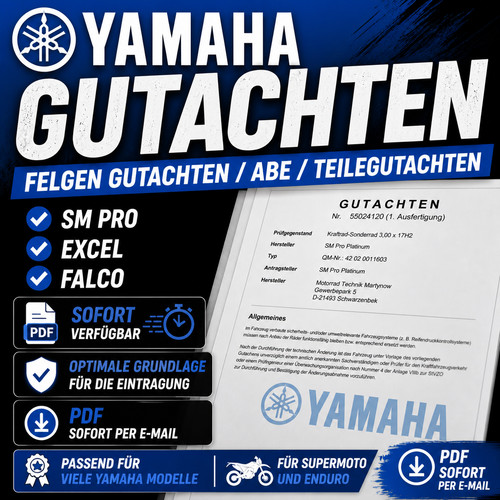 Yamaha felgen gutachten abe - felgen,