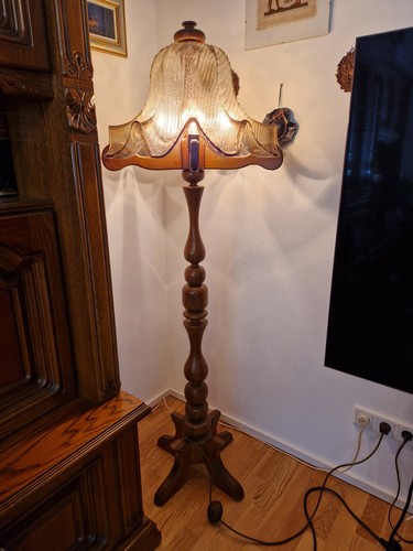 Stehlampe eiche rustikal - stehlampe,