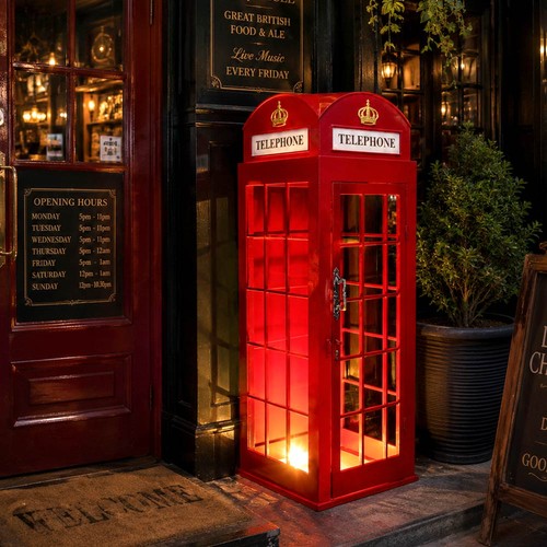 Telefonzelle london rossa rot - telefonzelle,