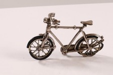 Silberfigur Silber Fahrrad