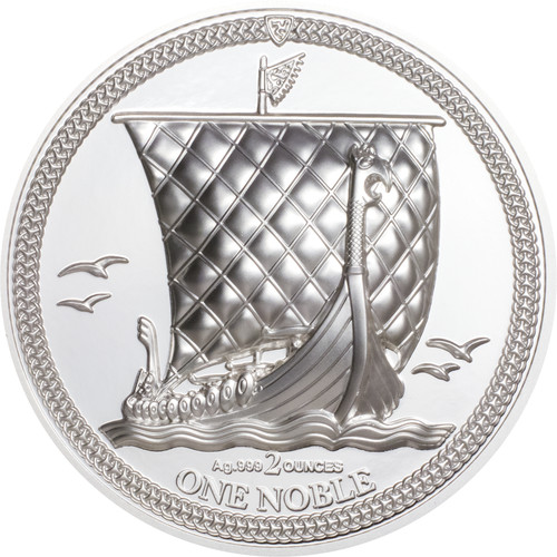 Noble isle man piedfort - noble, of