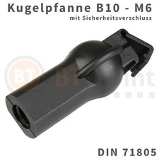 Kugelpfanne kunststoff b10 - kunststoff,