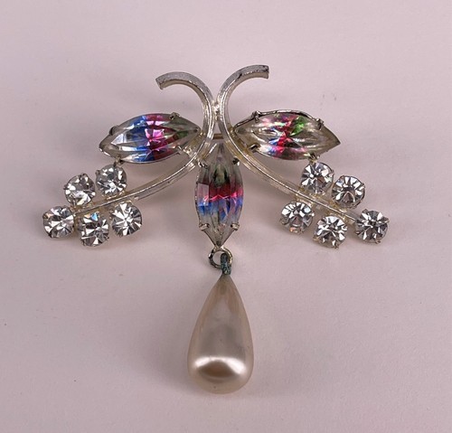 Vintage gablonz brosche mit - brosche,