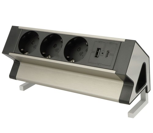 Tischsteckdose aufbau usb - aufbau, &