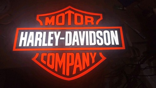 Harley davidson led logo - harley,