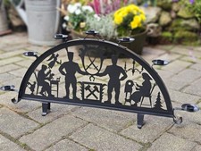 Schwibbogen aus Metall, Erzgebirge für 7 Kerzen = Weihnachtsdeko