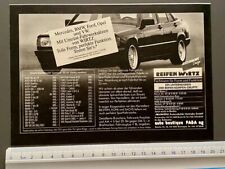 Reifen Wirtz Mercedes W201