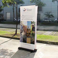  Roll Up RollUp Outdoor Bannerdisplay, doppelseitig 85x200cm, MIT DRUCK