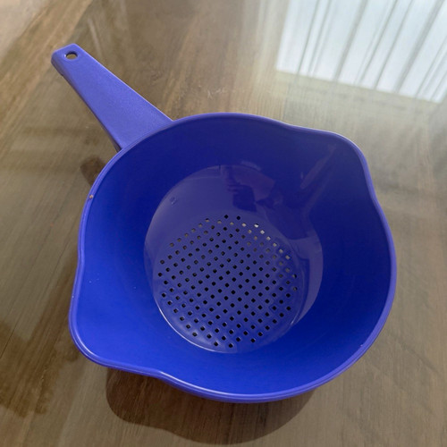 Tupperware sieb blau - l,