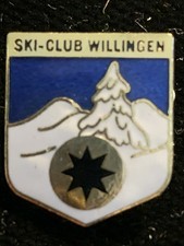 ABZEICHEN,SKI KLUB WILLINGEN,Brosche,Anstecknadel,alt