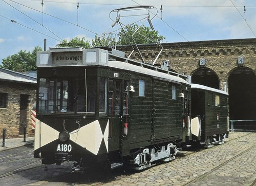 Berlin tram strassenbahn - ak,