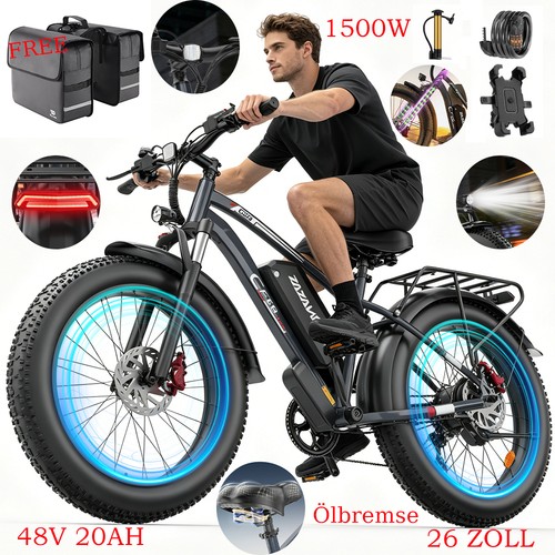 1500w zoll mountainbike - 26, e-mountainbike