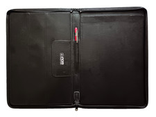 Dokumentenmappe m. Werbung RICHARD WOLF Kunstleder Schwarz L/B: 36,5 x 25 cm