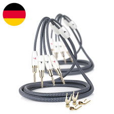 Impeto Audiophile Lautsprecherkabel Mit Bananenstecker Hifi, a Paar Austauschbar