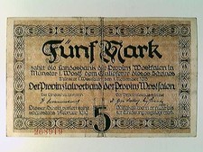 Notgeld Provinz Westfalen